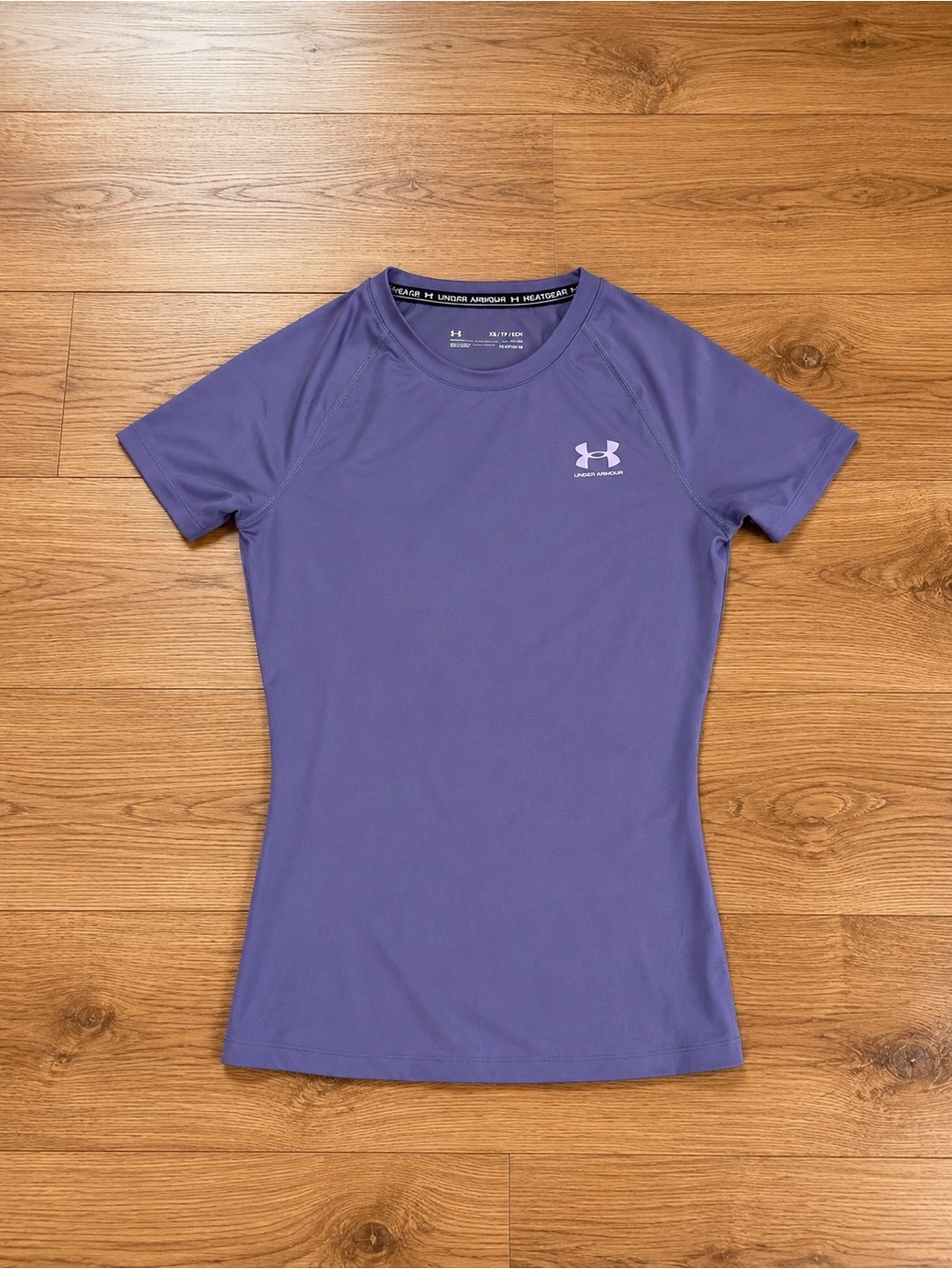 Under Armour Women's Lavender Performance HeatGear Short Sleeve Tee